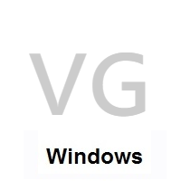 Flag of British Virgin Islands on Microsoft Windows