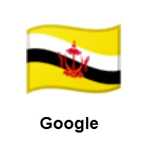 Flag of Brunei on Google Android