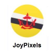 Flag of Brunei on JoyPixels