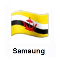 Flag of Brunei on Samsung
