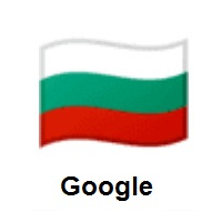 Flag of Bulgaria on Google Android