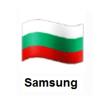 Flag of Bulgaria on Samsung