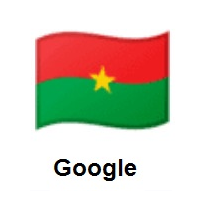 Flag of Burkina Faso on Google Android