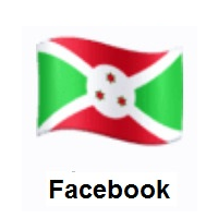 Flag of Burundi on Facebook