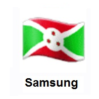 Flag of Burundi on Samsung
