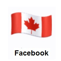 Flag of Canada on Facebook