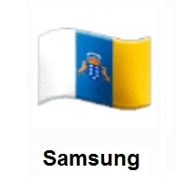 Flag of Canary Islands on Samsung