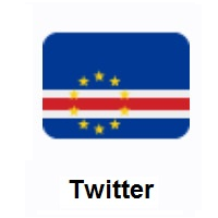 Flag of Cape Verde on Twitter Twemoji