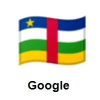 Flag of Central African Republic on Google Android