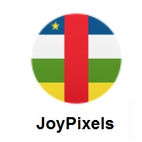 Flag of Central African Republic on JoyPixels