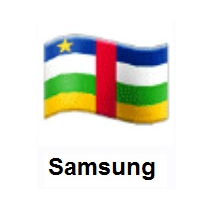 Flag of Central African Republic on Samsung
