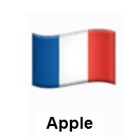 Flag of Clipperton Island on Apple iOS