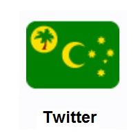 Flag of Cocos (Keeling) Islands on Twitter Twemoji