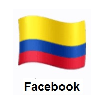 Flag of Colombia on Facebook