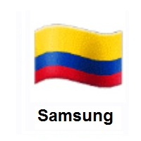 Flag of Colombia on Samsung
