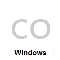 Flag of Colombia on Microsoft Windows