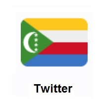 Flag of Comoros on Twitter Twemoji