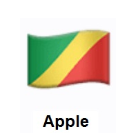 Flag of Congo - Brazzaville on Apple iOS