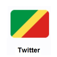 Flag of Congo - Brazzaville on Twitter Twemoji