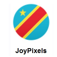 Flag of Congo - Kinshasa on JoyPixels