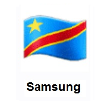 Flag of Congo - Kinshasa on Samsung
