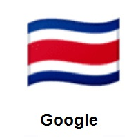 Flag of Costa Rica on Google Android