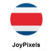 Flag of Costa Rica on JoyPixels