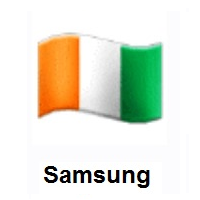 Flag of Côte d’Ivoire on Samsung
