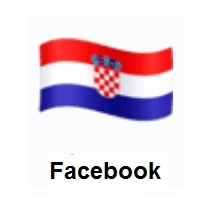 Flag of Croatia on Facebook