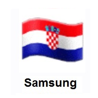 Flag of Croatia on Samsung