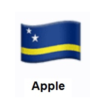 Flag of Curaçao on Apple iOS