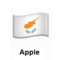 Flag of Cyprus on Apple iOS