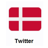 Flag of Denmark on Twitter Twemoji