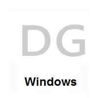 Flag of Diego Garcia on Microsoft Windows