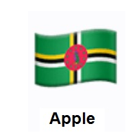 Flag of Dominica on Apple iOS