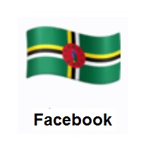 Flag of Dominica on Facebook