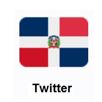 Flag of Dominican Republic on Twitter Twemoji