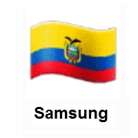 Flag of Ecuador on Samsung
