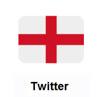 󠁧Flag of England on Twitter Twemoji