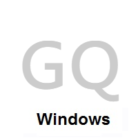 Flag of Equatorial Guinea on Microsoft Windows