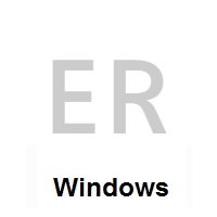 Flag of Eritrea on Microsoft Windows