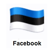 Flag of Estonia on Facebook