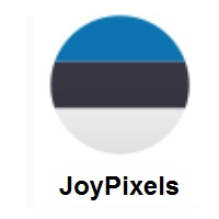 Flag of Estonia on JoyPixels