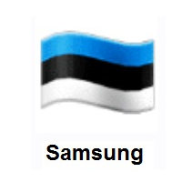 Flag of Estonia on Samsung