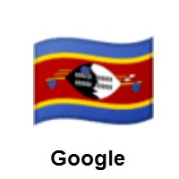 Flag of Eswatini on Google Android
