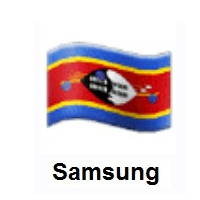 Flag of Eswatini on Samsung