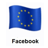 Flag of European Union on Facebook