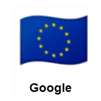 Flag of European Union on Google Android