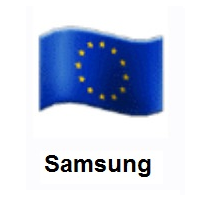 Flag of European Union on Samsung