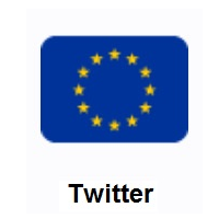 Flag of European Union on Twitter Twemoji